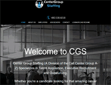 Tablet Screenshot of centergroupstaffing.com